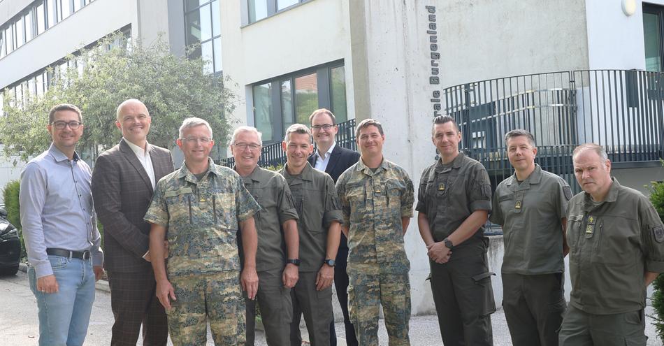 Führungskräfte des Militärkommandos Burgenland besuchen LSZ