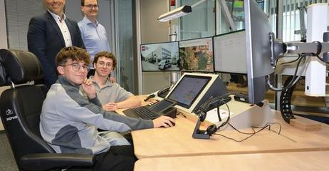 Ferialpraktikant:innen in der Landessicherheitszentrale