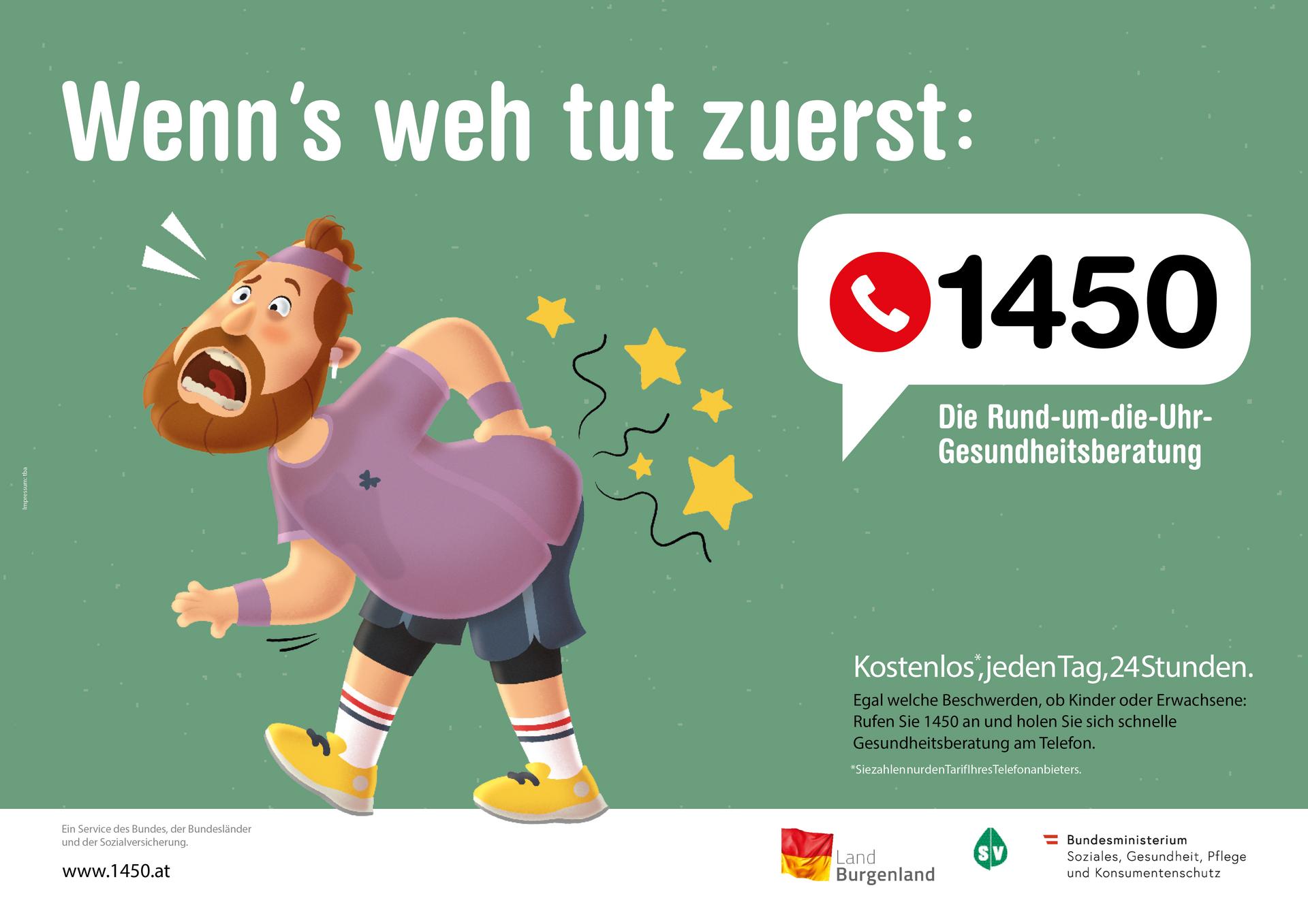 wenns weh tut zuerst: 1450