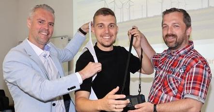 Foto bei der Quartalsschulung über Erste-Hilfe-Maßnahmen bei Stromunfällen